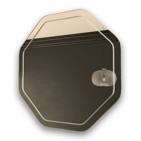 Зеркало MIXLINE Герда 600x600 с гравировкой