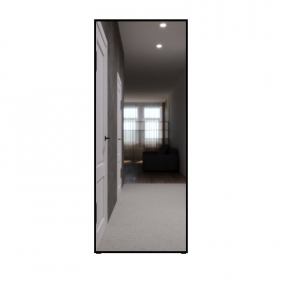 Зеркало MIXLINE Графика 600x1500 напольное, чёрный