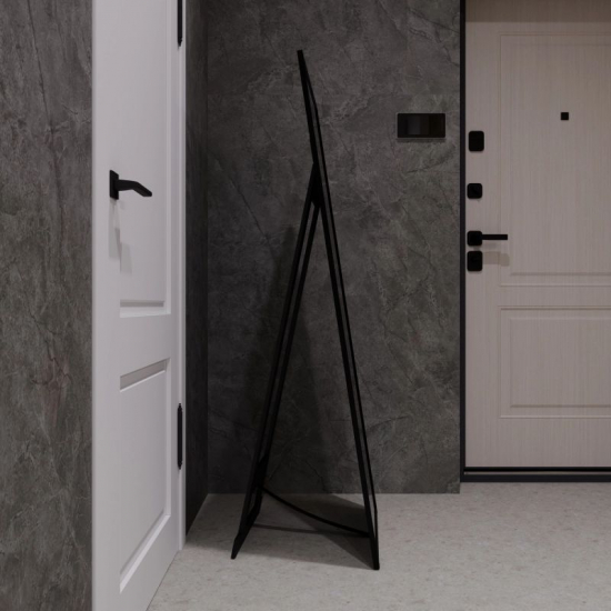 Зеркало MIXLINE Графика 600x1500 напольное, чёрный