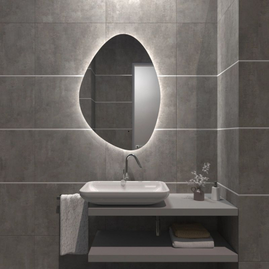 Зеркало MIXLINE Грейс-ТХ 700x1000 с LED подсветкой