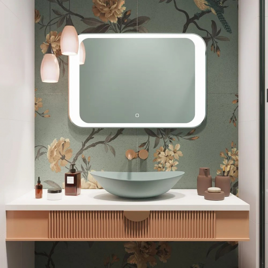 Зеркало MIXLINE Индиго 800x550 с LED подсветкой