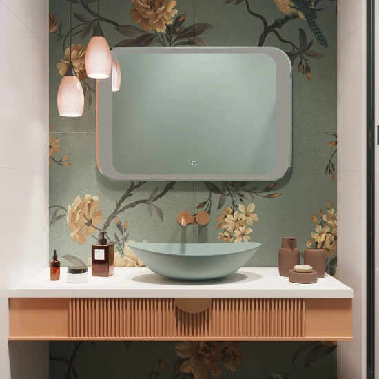 Зеркало MIXLINE Индиго 800x550 с LED подсветкой