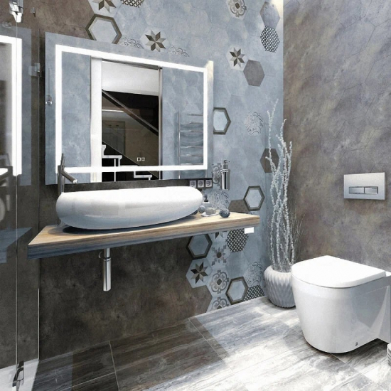 Зеркало MIXLINE Ливия-2 800x600 с LED подсветкой и подогревом