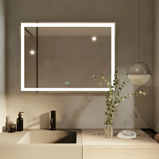 Зеркало MIXLINE Ливия-2 800x600 с LED подсветкой и подогревом