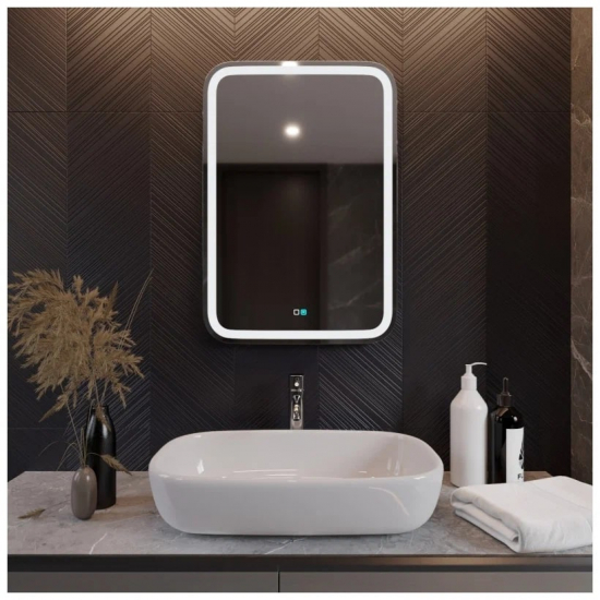 Зеркало MIXLINE Мальта-2 550x800 с LED подсветкой и подогревом