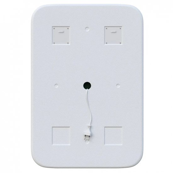 Зеркало MIXLINE Мальта-3 550x800 с LED подсветкой, подогревом и часами