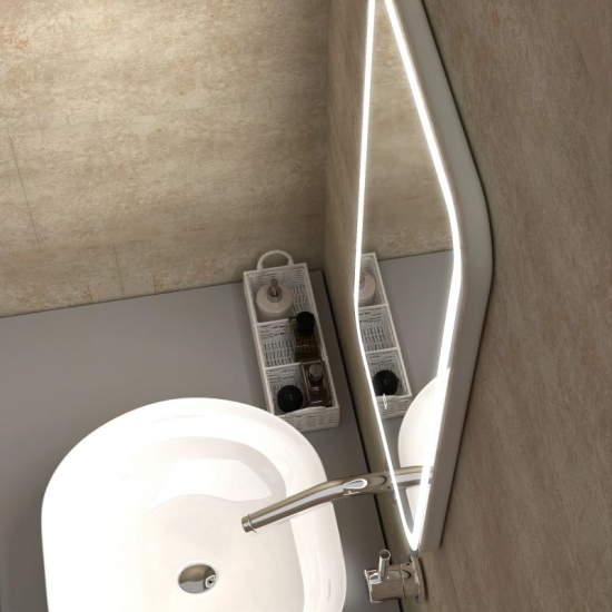 Зеркало MIXLINE Мальта 400x700 с LED подсветкой