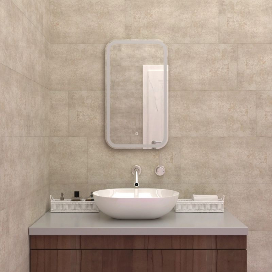 Зеркало MIXLINE Мальта 400x700 с LED подсветкой