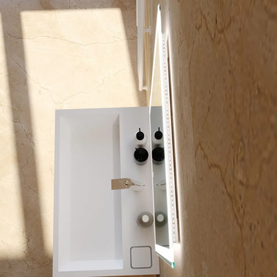 Зеркало MIXLINE Мелис 600x800 с LED подсветкой и фацетом