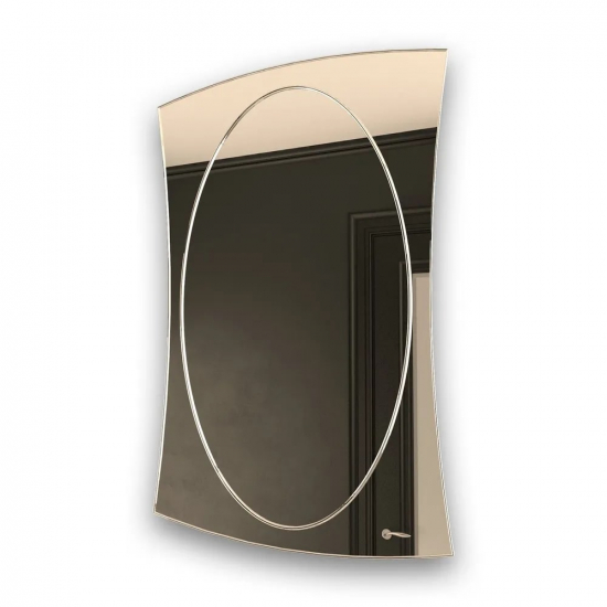 Зеркало MIXLINE Мила 450x750 с гравировкой
