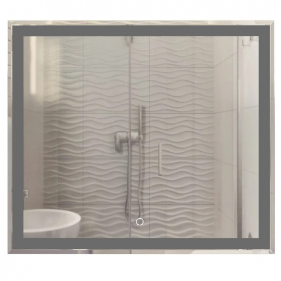 Зеркало MIXLINE Минио 800x700 с LED подсветкой и фацетом