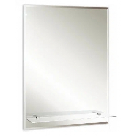 Зеркало MIXLINE Модерн-Люкс 495x685 с полкой и фацетом