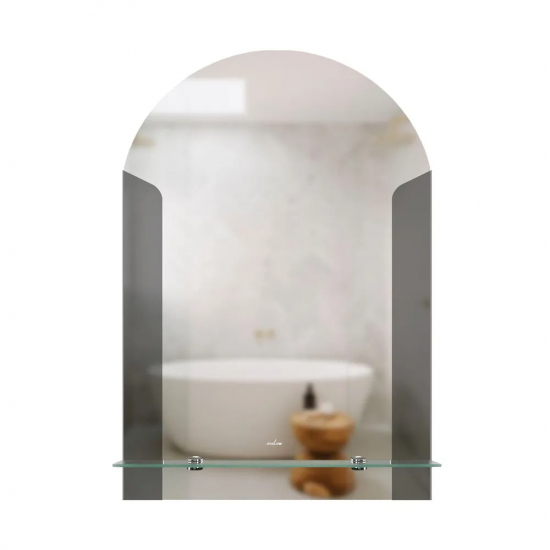 Зеркало MIXLINE Муза 390x580 с полкой