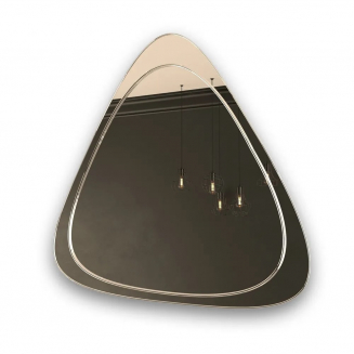 Зеркало MIXLINE Остия 600x600 с гравировкой