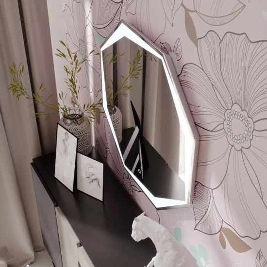 Зеркало MIXLINE Оттавия 800x800 с LED подсветкой и фацетом