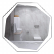 Зеркало MIXLINE Оттавия 800x800 с LED подсветкой и фацетом