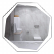 Зеркало MIXLINE Оттавия 800x800 с LED подсветкой и фацетом