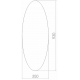 Зеркало MIXLINE Овал 350x930