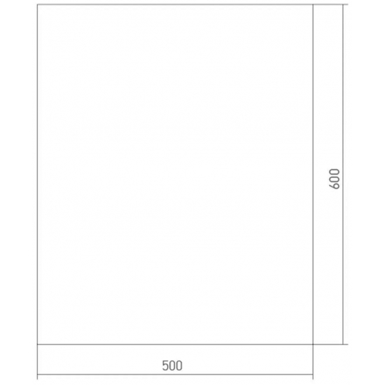 Зеркало MIXLINE Прямоугольник 500x600