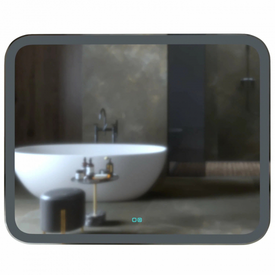 Зеркало MIXLINE Стив-2 1000x800 сенсорный выключатель, двойной подогрев
