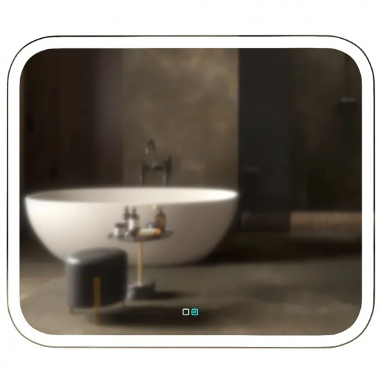 Зеркало MIXLINE Стив-2 800x685 с LED подсветкой и подогревом