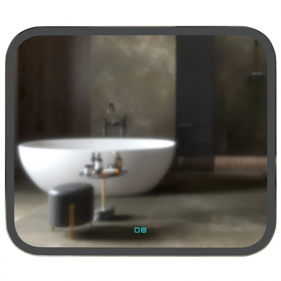 Зеркало MIXLINE Стив-2 800x685 с LED подсветкой и подогревом