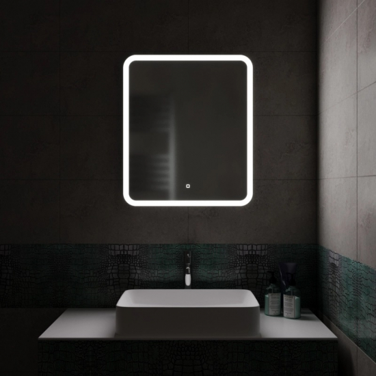 Зеркало MIXLINE Стив 600x700 с LED подсветкой