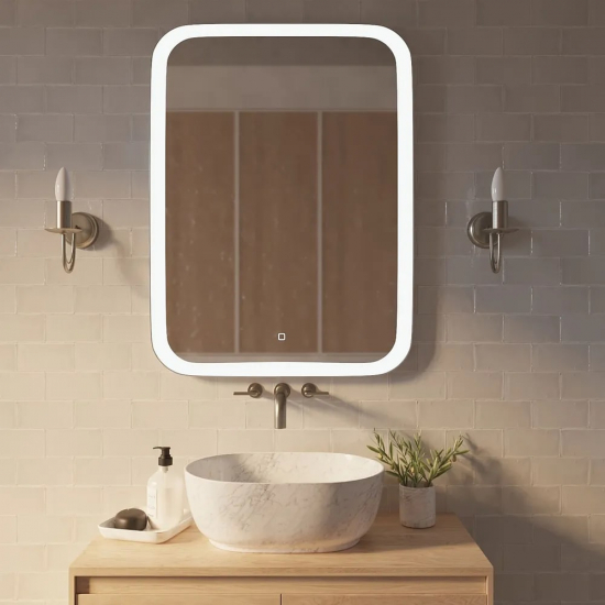 Зеркало MIXLINE Стив 685x915 с LED подсветкой