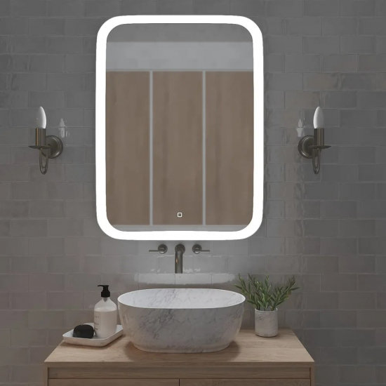 Зеркало MIXLINE Стив 685x915 с LED подсветкой