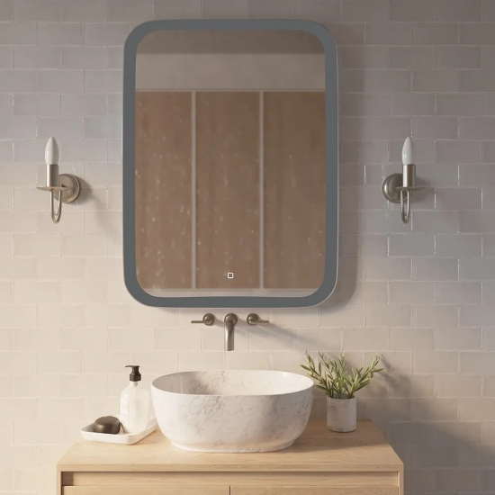 Зеркало MIXLINE Стив 685x915 с LED подсветкой