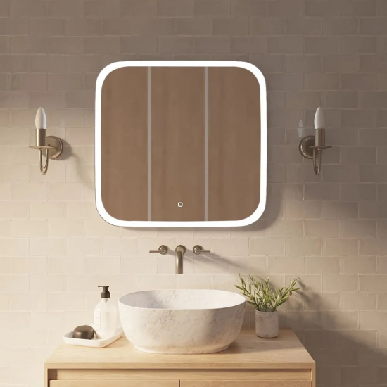 Зеркало MIXLINE Стив 700x680 с LED подсветкой