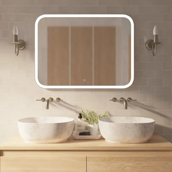 Зеркало MIXLINE Стив 915x685 с LED подсветкой