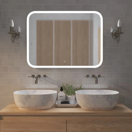 Зеркало MIXLINE Стив 915x685 с LED подсветкой