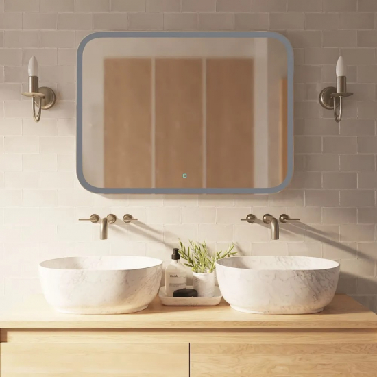 Зеркало MIXLINE Стив 915x685 с LED подсветкой