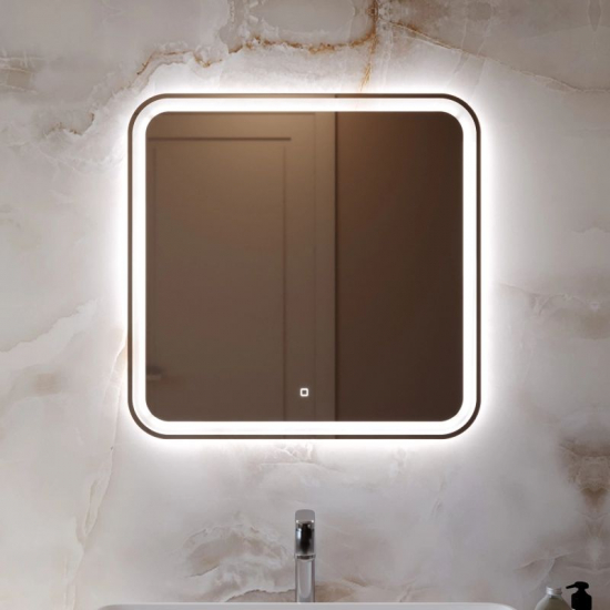 Зеркало MIXLINE Стив-Лайт 700x685 с LED подсветкой