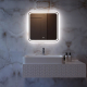 Зеркало MIXLINE Стив-Лайт 700x685 с LED подсветкой