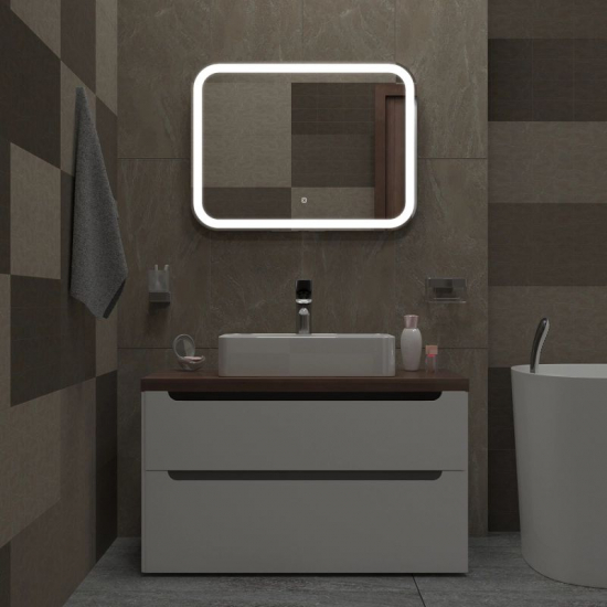 Зеркало MIXLINE Стив Нео-S 800x600 с LED подсветкой