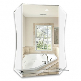 Зеркало MIXLINE Тоскана 580x750 с полкой