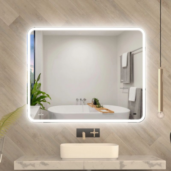 Зеркало MIXLINE Турин 1000x800 с LED подсветкой, бесконтактный сенсор