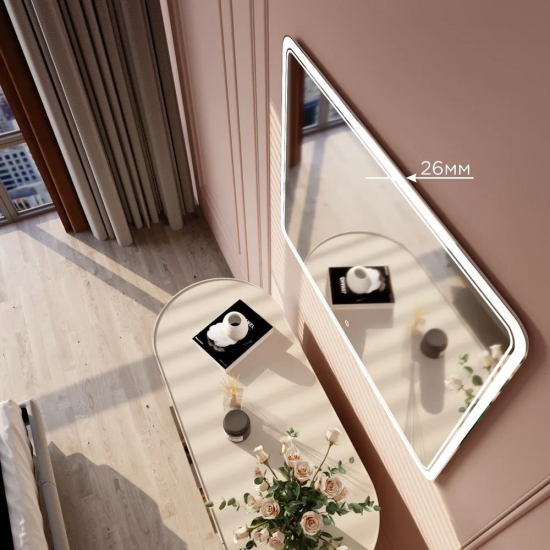 Зеркало MIXLINE Умберто 1000x800 с LED подсветкой