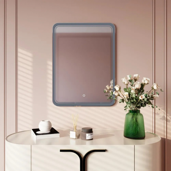 Зеркало MIXLINE Умберто 600x800 с LED подсветкой