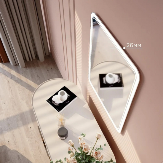 Зеркало MIXLINE Умберто 600x800 с LED подсветкой