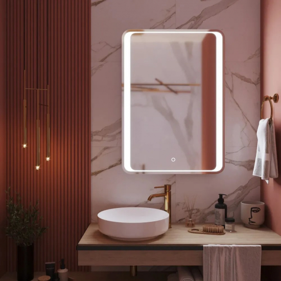 Зеркало MIXLINE Валерия 600x800 с LED подсветкой