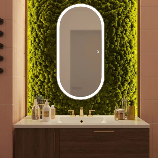 Зеркало MIXLINE Виола 500x1000 с LED подсветкой