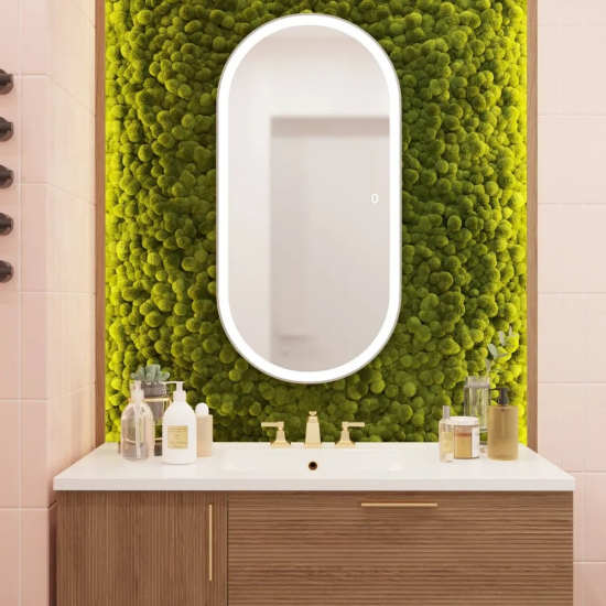 Зеркало MIXLINE Виола 500x1000 с LED подсветкой