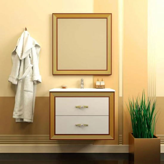 Зеркало OPADIRIS Карат 80 золотая патина