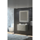 Зеркало OPADIRIS Луиджи 90 с подсветкой, серое матовое