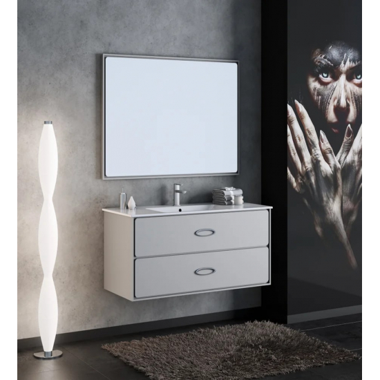 Зеркало OPADIRIS Монтэ 90 светло-серое