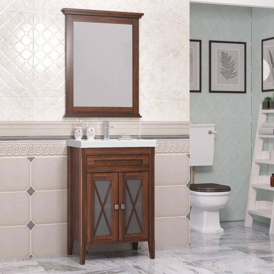 Зеркало OPADIRIS Палермо 60 светлый орех