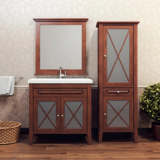 Зеркало OPADIRIS Палермо 90 светлый орех